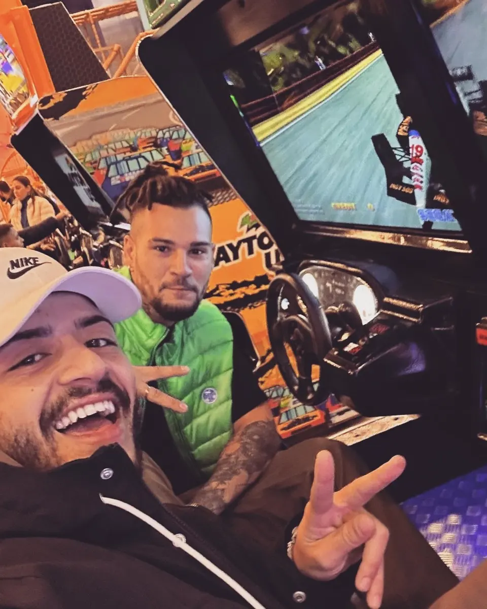 Erick com Eddy M